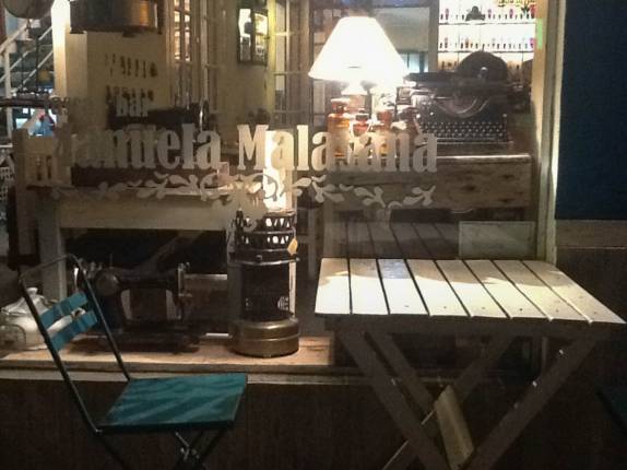 Nosso delicioso restaurante na segunda noite em Buenos Aires, na Argentina